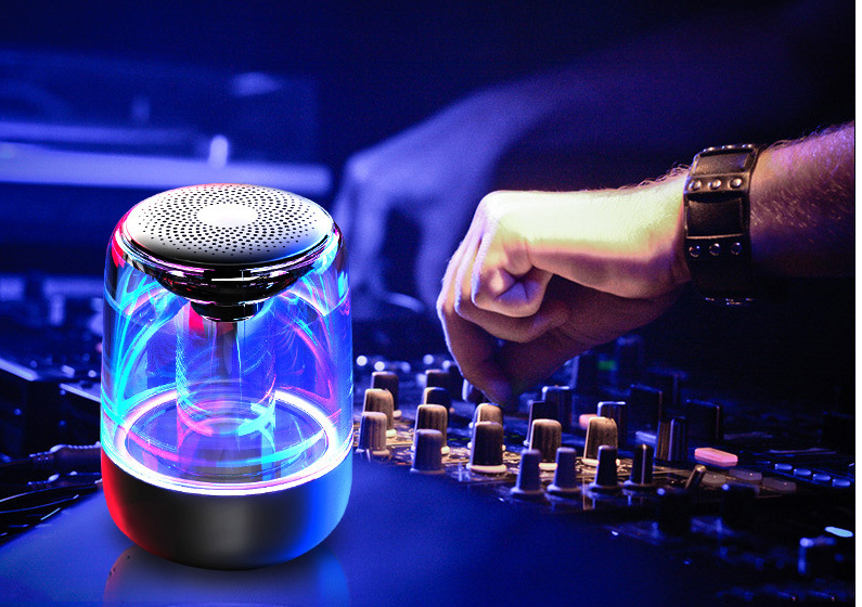Wireless Bluetooth Speaker with LED Lights - Powerful Bass and Clear Sound Novahst Novah