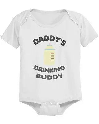 Daddy's Drinking Buddy Cute Baby Bodysuit - - Novah