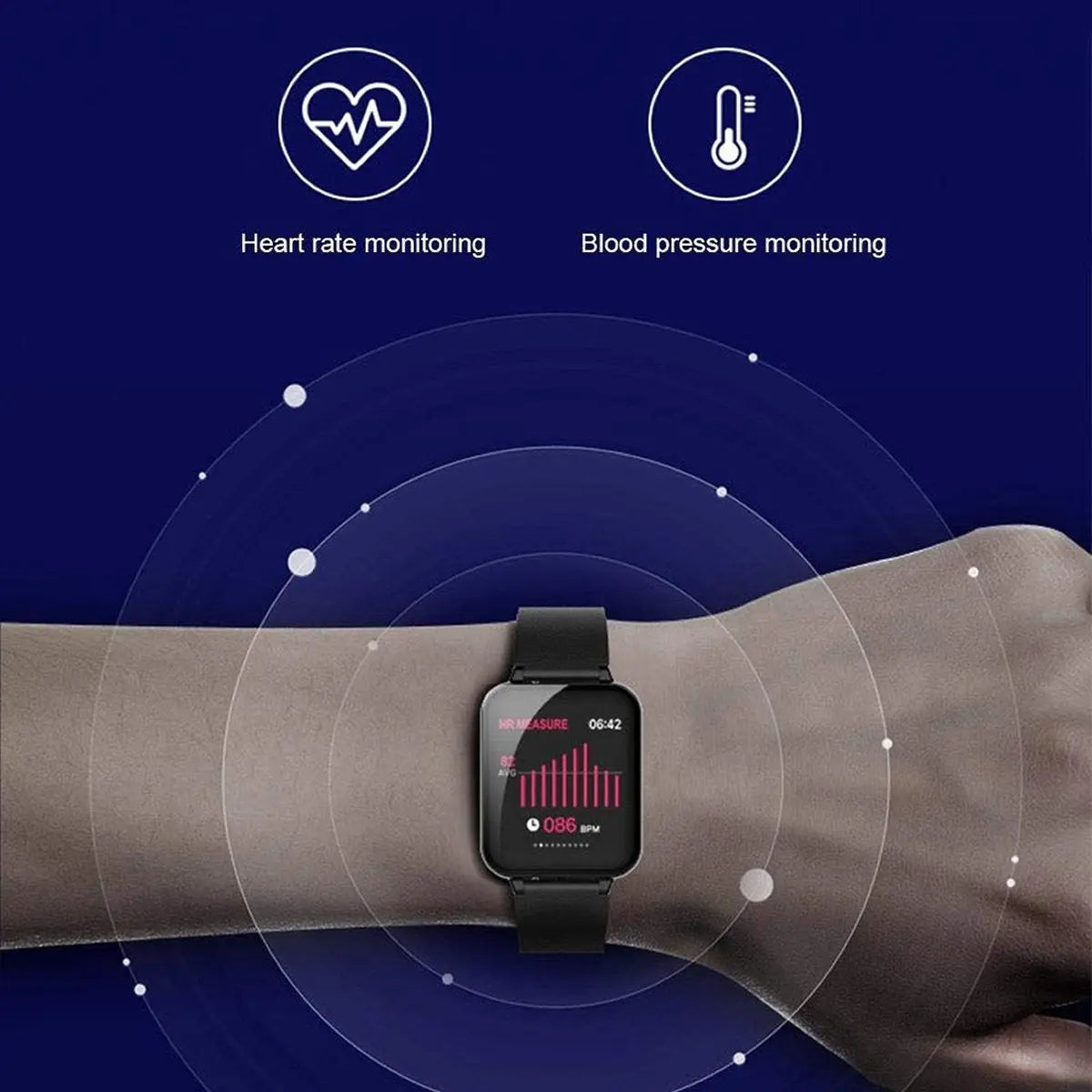 Smart Fit Total Wellness And Sports Activity Watch - Novah